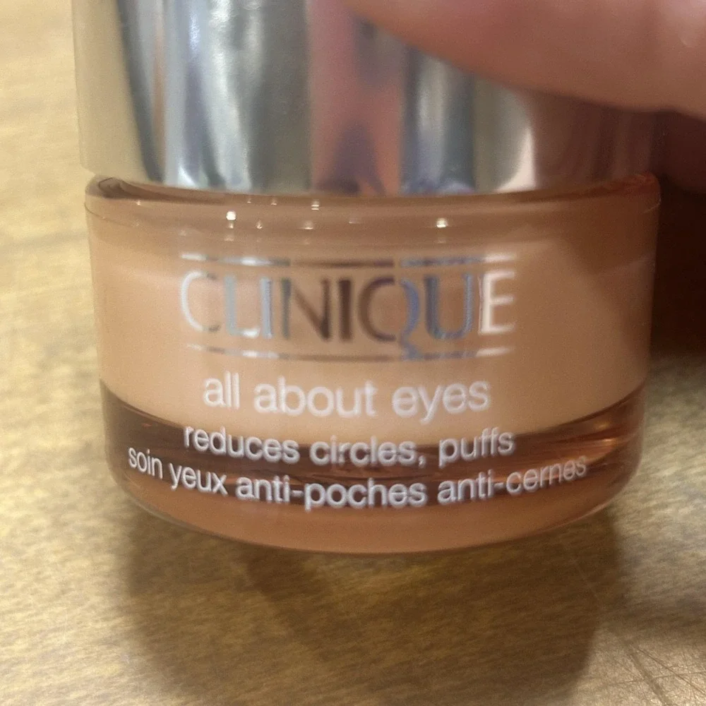 Clinique All About Eyes Cream 1oz 30ml Dark Circles Puffiness Hydrating Women